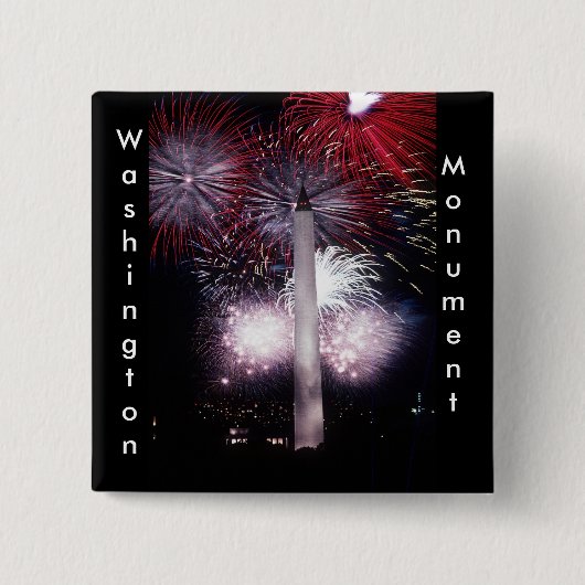 Washington Monument Fireworks Button (Vorderseite)
