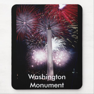 Washington Monument Fireworks Mousepad