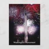 Washington Monument Fireworks, ZSSG Postkarte (Vorderseite)