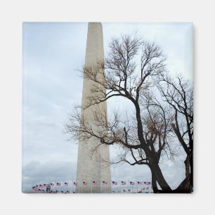 Washington-Monument im Winter Magnet
