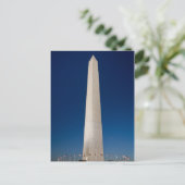 Washington Monument in Dusk Postkarte (Stehend Vorderseite)