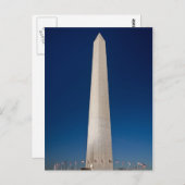 Washington Monument in Dusk Postkarte (Vorne/Hinten)