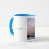 "Washington Monument in Winter" Tasse (Vorderseite Links)