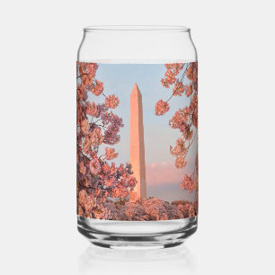 Washington Monument - Kirschblüten Dosenglas