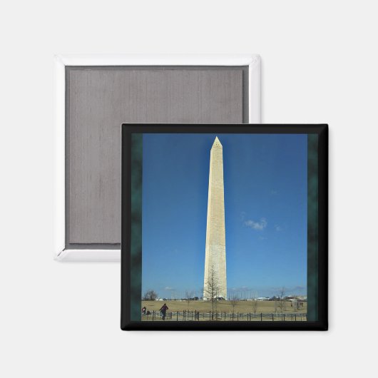 Washington Monument Magnet (Vorderseite/Rückseite)