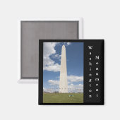 Washington Monument Magnet (Vorderseite/Rückseite)