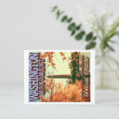 WASHINGTON MONUMENT - NATIONALES MALL WASHINGTON D POSTKARTE (Stehend Vorderseite)