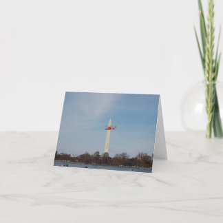 Washington Monument Notecard Karte
