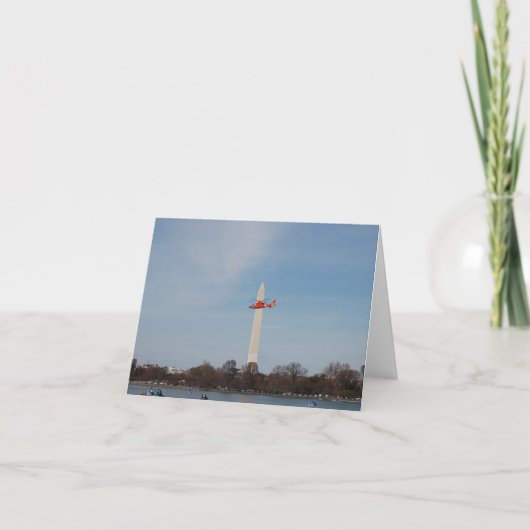 Washington Monument Notecard Karte (Vorderseite)