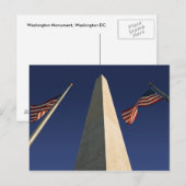 Washington Monument Postcard Postkarte (Vorne/Hinten)