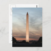 Washington Monument Postcard Postkarte (Vorne/Hinten)