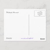 Washington Monument Postcard Postkarte (Rückseite)