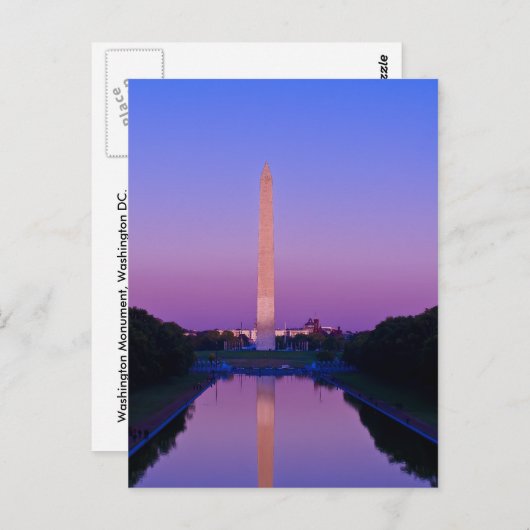 Washington Monument Postcard Postkarte (Vorne/Hinten)