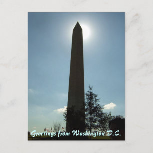 Washington Monument Postcard Postkarte