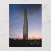 Washington Monument Postcard Postkarte (Vorderseite)