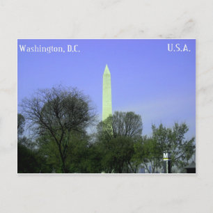 Washington Monument Postcard Postkarte