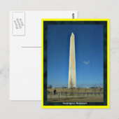 Washington Monument Postcard Postkarte (Vorne/Hinten)