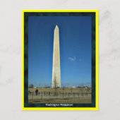 Washington Monument Postcard Postkarte (Vorderseite)