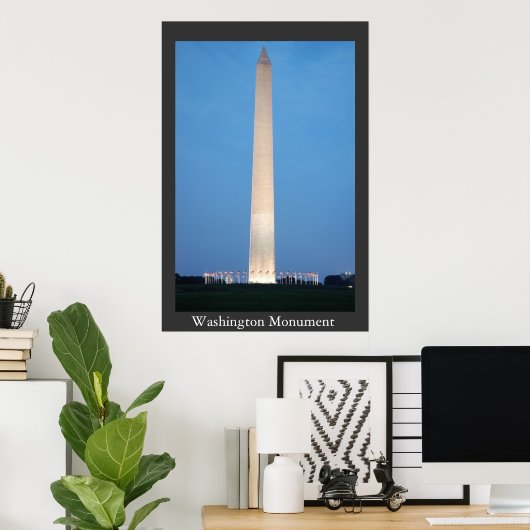 Washington Monument Poster (Heimbüro)