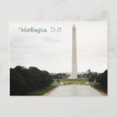 Washington Monument Postkarte (Vorderseite)