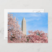 Washington Monument Postkarte (Vorne/Hinten)