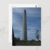 Washington Monument Postkarte (Vorne/Hinten)