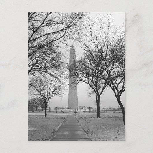 Washington Monument Postkarte (Vorderseite)