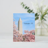 Washington Monument Postkarte (Stehend Vorderseite)