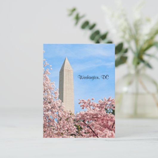 Washington Monument Postkarte (Stehend Vorderseite)