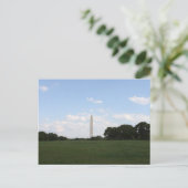 Washington Monument Postkarte (Stehend Vorderseite)