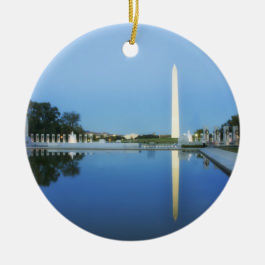 Washington Monument, Reflection Pool, Washington Keramikornament (Vorne)