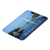 Washington Monument, Reflection Pool, Washington Magnet (Linke Seite)