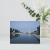 Washington Monument, Reflection Pool, Washington Postkarte (Stehend Vorderseite)