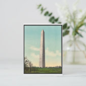 Washington Monument selten Fotochrom Postkarte (Stehend Vorderseite)