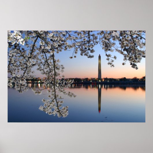 Washington Monument Spring Morning Poster (Vorne)