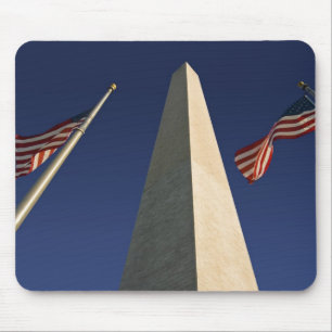 Washington Monument U.S.A. Flaggen Mousepad