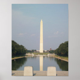 Washington Monument und Reflecting Pool Poster