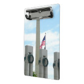 Washington Monument und WWII Memorial in DC Mini Klemmbrett (Gewinkelt2)