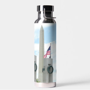 Washington Monument und WWII Memorial in DC Trinkflasche