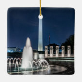 Washington Monument USA George Washington Keramikornament (Rückseite)