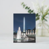 Washington Monument USA George Washington Postkarte (Stehend Vorderseite)