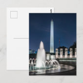 Washington Monument USA George Washington Postkarte (Vorne/Hinten)