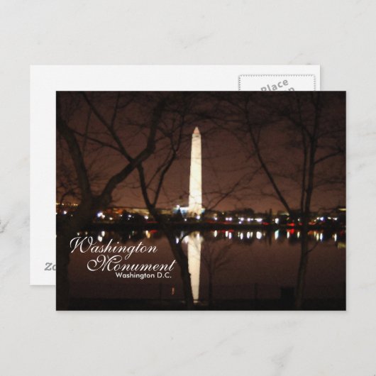 Washington Monument, Washington D.C. Postcard Postkarte (Vorne/Hinten)