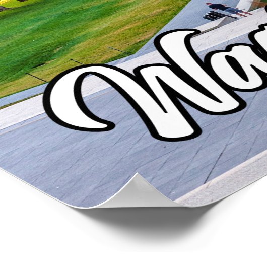 Washington Monument, Washington, D.C. Poster (Ecke)