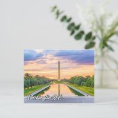 Washington Monument, Washington, D.C., USA Postkarte (Stehend Vorderseite)