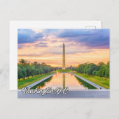Washington Monument, Washington, D.C., USA Postkarte (Vorne/Hinten)
