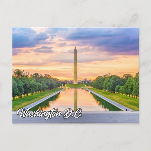 Washington Monument, Washington, D.C., USA Postkarte (Vorderseite)