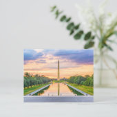 Washington Monument, Washington D.C., USA Postkarte (Stehend Vorderseite)