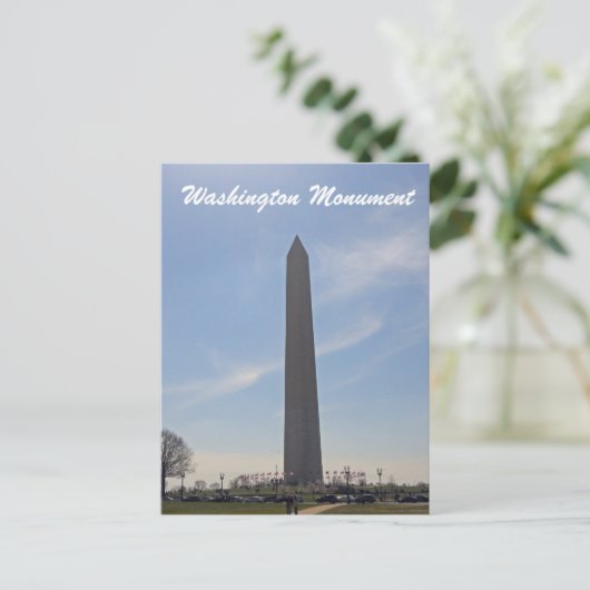 Washington Monument Washington DC 2003 Postkarte (Stehend Vorderseite)