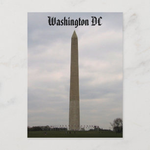 Washington Monument, Washington DC Postkarte